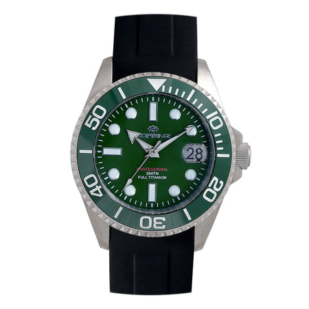 Orologio LORENZ uomo Full Titanium automatico verde