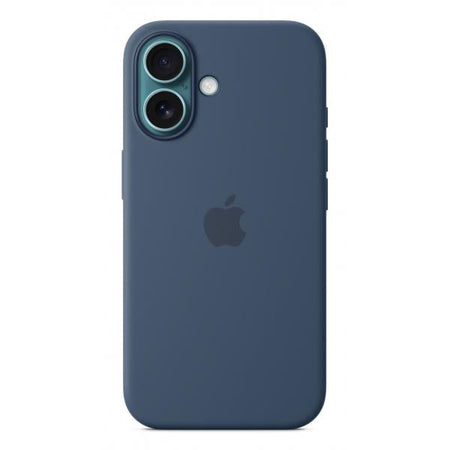 Apple Custodia MagSafe in silicone per iPhone 16 - Denim