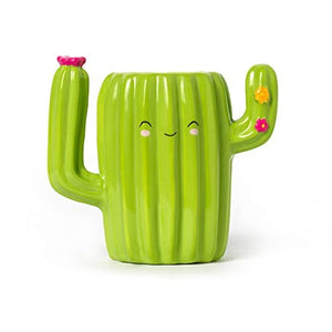 Legami, Portapenne in Ceramica Da Scrivania, Tema Cactus