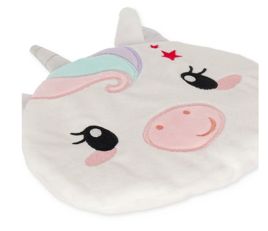 Mini Cuscino Termico con Semi di Lino - Warm Cuddles, Unicorno