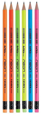 LYRA Matita HB/2 con corpo a colori NEON