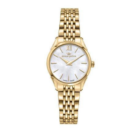 Orologio PHILIP WATCH donna Roma tempo acciaio dorato / madreperla