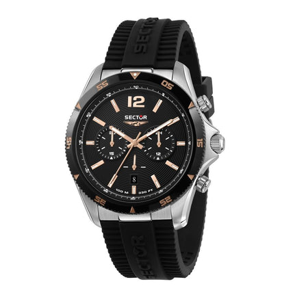 Orologio SECTOR uomo 650 cronografo gomma / nero