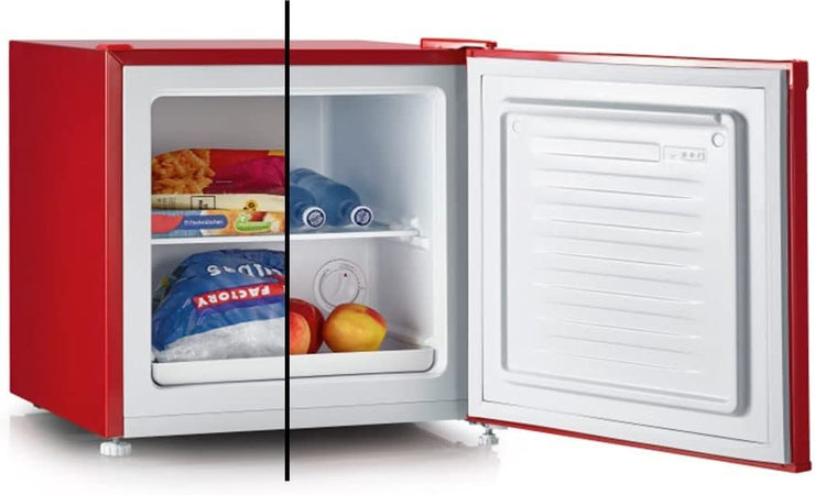 Severin Mini frigo congelatore retrò vintage 31 l Rosso GB 8881