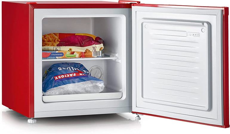 Severin Mini frigo congelatore retrò vintage 31 l Rosso GB 8881