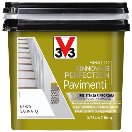 V33 Rinnovare Perfection Smalto Pavimenti per Pavimenti in Legno Opachi ml.750