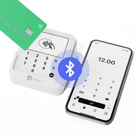 LETTORE POS PAGAMENTI MOBILE BLUETOOTH C /BASE RICARICA
