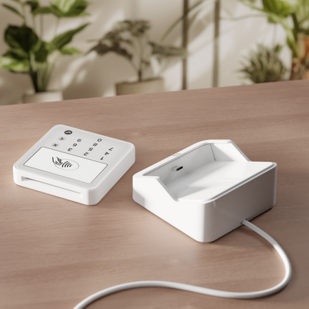 LETTORE POS PAGAMENTI MOBILE BLUETOOTH C /BASE RICARICA