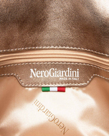 Nero Giardini pochette donna laminata tortora I544001DE406