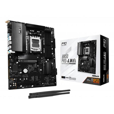 MB Asrock AM5 B850 Pro-A WiFi- 4*DDR5 4*SATA3- 4*M.2- HDMI- Type-C- WiFi 6E + BT- ATX