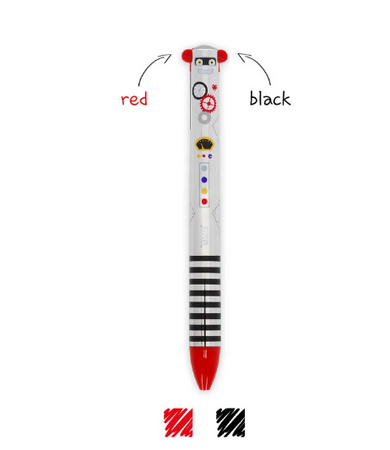 Penna a Sfera a Due Colori - Click&Clack - Robot