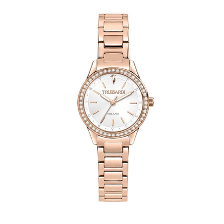 Orologio TRUSSARDI donna T-sky tempo acciaio oro rosa / argento