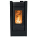 Thermorossi Termostufa a Pellet Creo Idra 14 13,7 kW Nero Opaco
