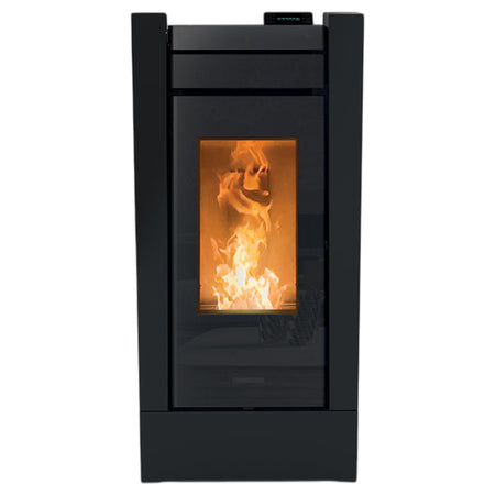 Thermorossi Termostufa a Pellet Creo Idra 18 EVO 18,9 kW Nero Opaco