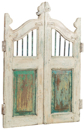 Biscottini Cancello in legno massello e ferro, da interno e da esterno