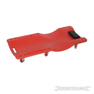 Carrello sotto auto in plastica 920 X 420mm Silverline 6 ruote silverline