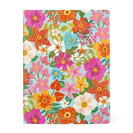 Legami, Quaderno A Righe Large, B5, Tema Flowers