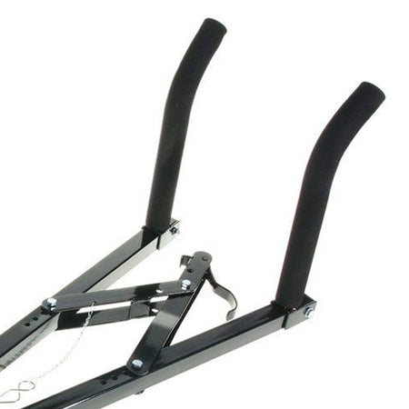 Supporto Porta Bicicletta da Gancio Traino max 45kg Acciaio Silver