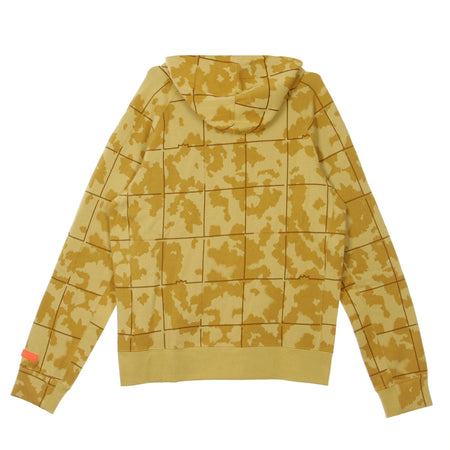 NIKE NBA Felpa Cappuccio Zip Uomo Lebron Hoodie Club Gold/team Orange da uomo