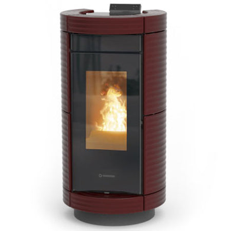 Thermorossi Termostufa a Pellet Dorica Idra 14 Maiolica 13,7 kW
