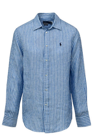 Ralph Lauren Camicie Azzurro/bianco da donna