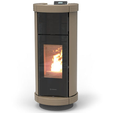 Thermorossi Termostufa a Pellet Dorica Idra 29 Metalcolor 31,2 kW
