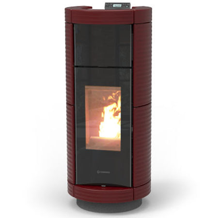 Thermorossi Termostufa a Pellet Dorica Idra 29 Maiolica 31,2 kW
