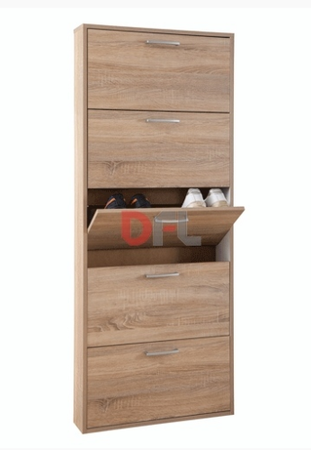 MOBILE SCARPIERA A 5 RIBALTE RIPIANI SINGOLE LINEA LAMIA CM. 15X65X164H