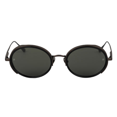LINDA FARROW Finn Black Series occhiali da sole in nero da uomo