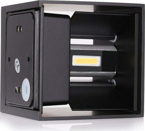 12W Lampada COB LED Cubo Applique Parete 220V Luce Biemissione nera o bianca  100lm/W Regolabile IP65 Illuminazione/Illuminazione per esterni/Lampade da parete Zencoccostore - Formia, Commerciovirtuoso.it