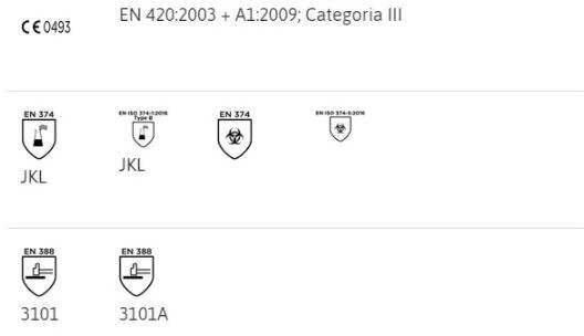 12x Guanti Nitrile Ansell AlphaTec 37-520 Protezione Chimica e Meccanica Fodera con Felpa 100% cotone Marchiati CE