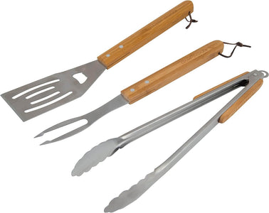 Kit Campingaz Barbeque Utensili Legno Bambu' 2000030869