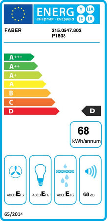 Faber 152 SRM LG A90 Smile Cappa ad incasso cm. 90 - grigio chiaro