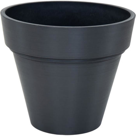Vaso - MEGA COLLECTIONS - Ecostone Planter - 41 cm - H 35 cm - Nero