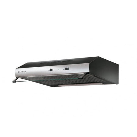 Cappa ad Incasso sottopensile 60 cm Finitura Nero e Acciaio Faber TCH04 PLUS SS16A 741 300.0557.489