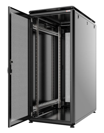 Armadio Server Rack 19'' 800x1000 42U Nero Porta Grigliata serie Evolution Ventilato