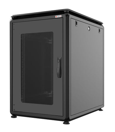 Armadio Rack 19'' 600x800 16 Unità Nero serie Evolution