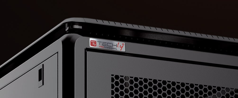 Armadio Server Rack 19'' 600x1000 16 Unità Nero serie Evolution