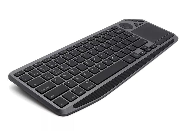 Tastiera Wireless Dual Mode Bluetooth & 2.4G per Smart TV Retroilluminata con Touchpad