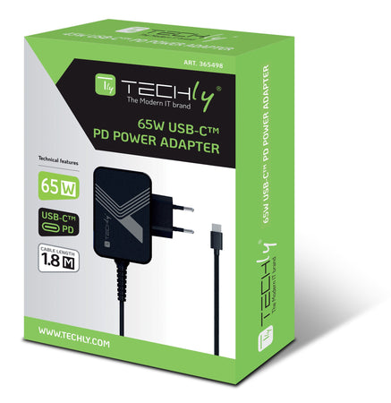 Alimentatore per Smartphone e Notebook USB-C&trade Power Delivery PD3.0 65W