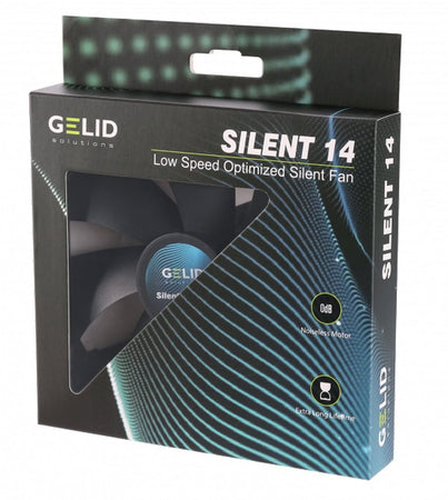 Dissipatore Ventola Silent ad Alto Flusso 140x140x25 12V