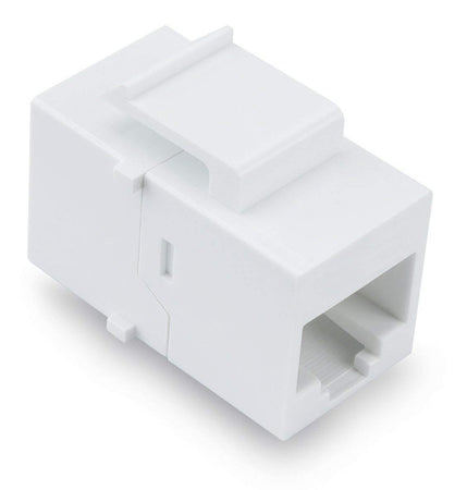 Accoppiatore Keystone RJ45 F/F Cat.5E UTP Bianco