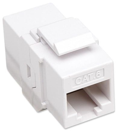 Accoppiatore Keystone RJ45 F/F Cat.6 UTP Bianco