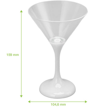 Confezione da 6 Bicchieri da Cocktail con 6 Colorazioni LED