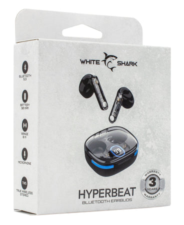 Auricolari Wireless Bluetooth v5.3 Custodia di Ricarica con Display Nero