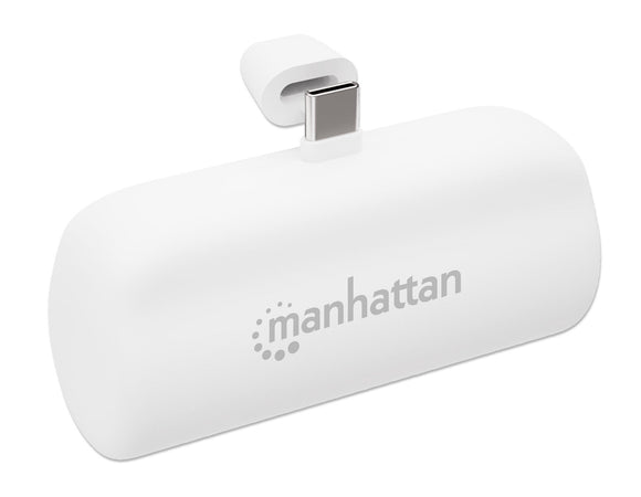 Power Bank PD 5000 mAh con Presa USB-C&trade Integrata 20W Bianco