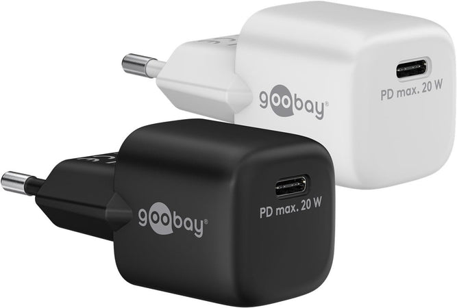 Alimentatore Caricatore Rapido USB-C&trade PD GaN Nano 20W 3A Nero