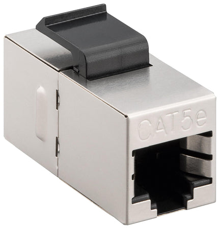 Accoppiatore RJ45 Cat5e Keystone F/F FTP Schermato