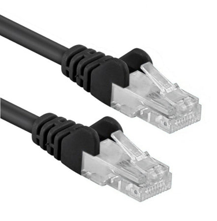 Cavo di rete Patch in Rame Cat. 5e Nero UTP 15 m