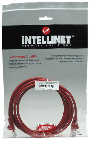 Cavo di rete Patch in Rame Cat. 5e Rosso UTP 7,5 m